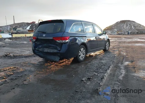 2016 Honda Odyssey Se z USA, uszkodzony, nr VIN 5FNRL5H3XGB004546